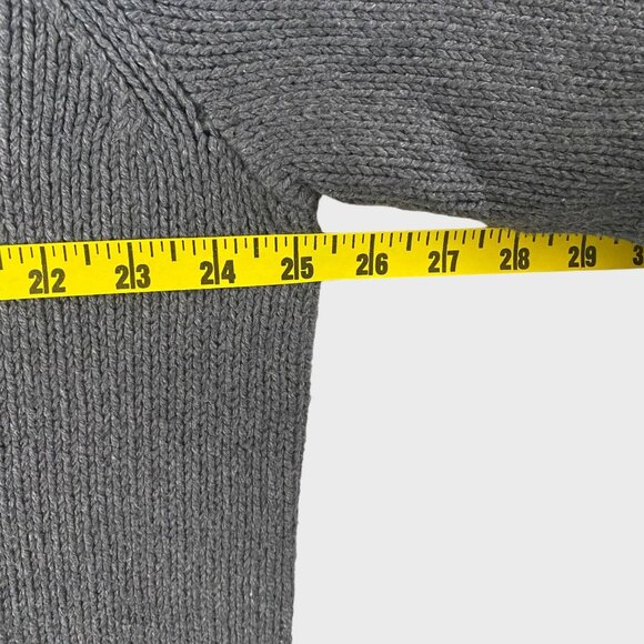 Polo By Ralph Lauren Estate-Rib Half-Zip Gray Men's XXL Knit Pullover Sweater - Picture 10 of 11